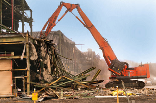 K-31 Building Demolition Hitachi High-reach