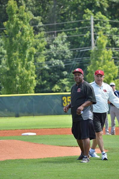 Marcus Caldwell and Warren Gooch at 2015 NABF World Series