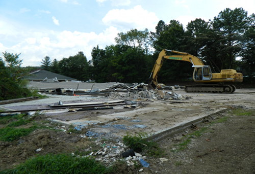 Paragon Athletic Club Demolition on July 19, 2015