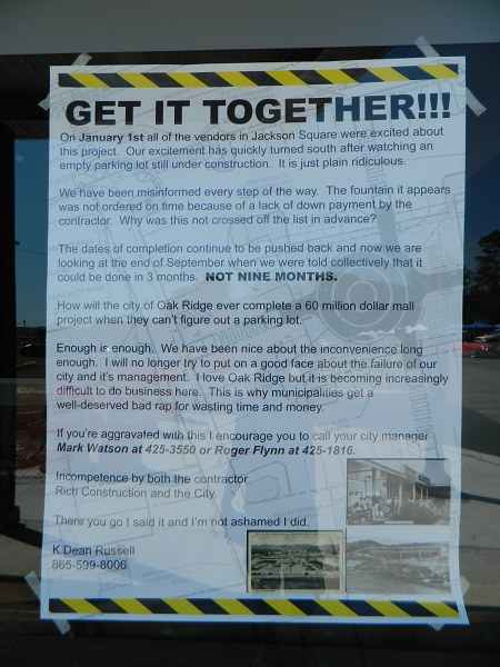 Get It Together Sign at Dean's