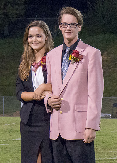Ellie Brown and Ian Wilder ORHS Homecoming Court 2015