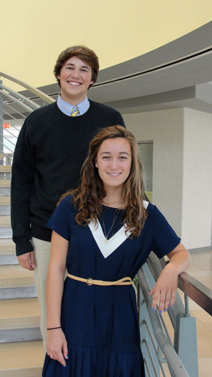 Gabby Romanoski and Peter Magill ORHS Homecoming Court 2015