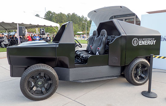 ORNL 3D-Printed Vehicle Sept. 23, 2015