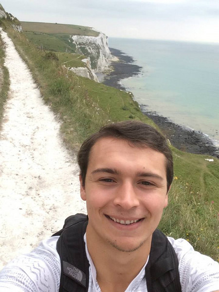 Daniel Colburn at Cliffs of Dover