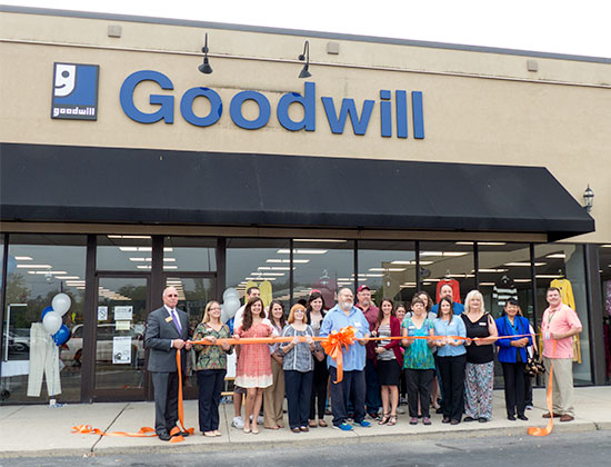 Goodwill Staff, Business Leaders, Oak Ridge Chamber on Sept. 18, 2015