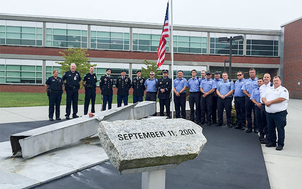ORHS 9/11 Memorial Police and Fire and Flag 2015