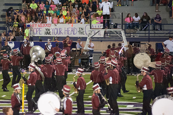 Wildcats Band and Sevier County Fans on Sept. 24, 2015
