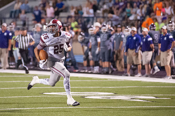 Wildcats Caleb Jackson at Sevier County on Sept. 24, 2015