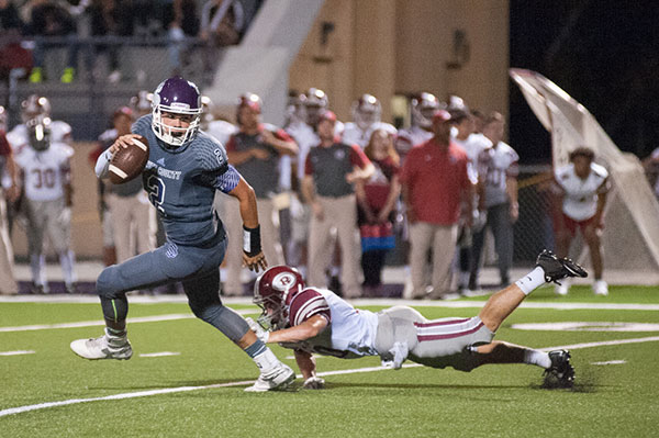Wildcats Chase Kimbro at Sevier County on Sept. 24, 2015