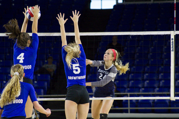Farragut Madi Howell and Brentwood Volleyball Championship Oct. 23, 2015