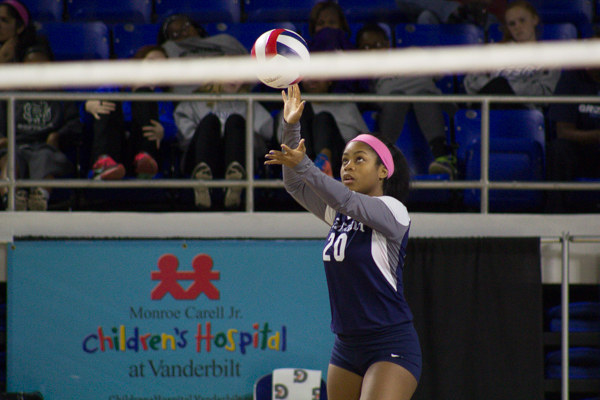 Farragut Tia Madden and Brentwood Volleyball Championship on Oct. 23, 2015