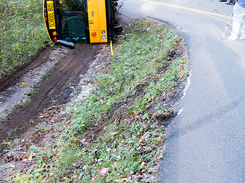 Roane County School Bus Crash Tracks Oct. 21, 2015