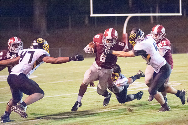 Wildcats T.J. Allison and McMinn County on Oct. 8, 2015
