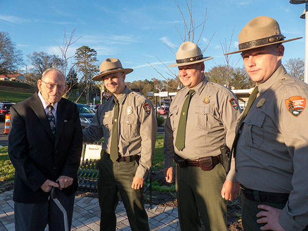 Ed Westcott and National Park Staff at Celebration on Nov. 12, 2015