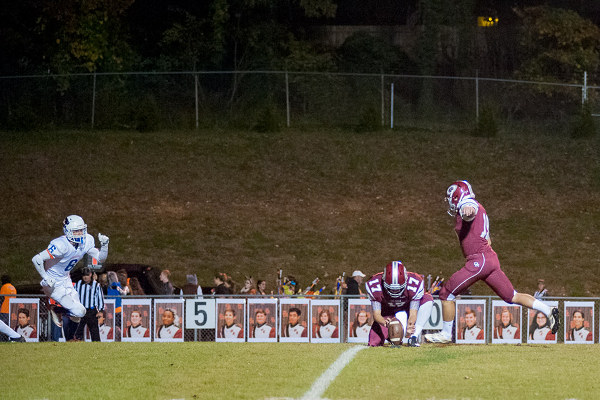 Wildcats Brandon Nickle against Campbell County Oct. 30, 2015