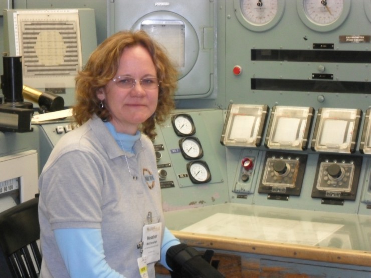 Heather McClenahan at B Reactor