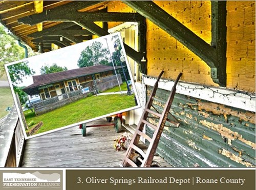 Oliver Springs Railroad Depot