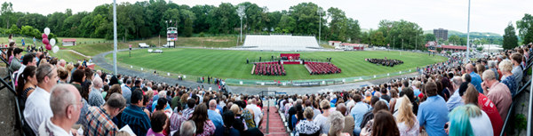 The Oak Ridge High School commencement ceremony was Thursday evening, June 2, 2016, on Blankenship Field. (Photo by Julio Culiat)