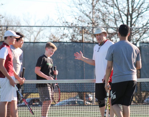 ORHS boys tennis practice