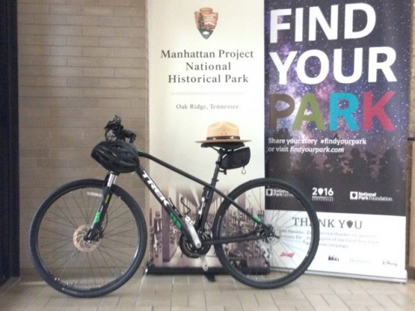 Manhattan Project National Historical Park Bike with a Ranger