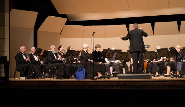 Pictured above is the Oak Ridge Wind Ensemble in a previous concert at the Oak Ridge High School Performing Arts Center. (Submitted photo)