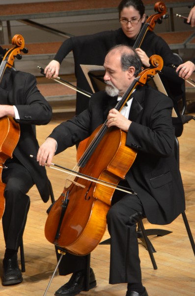 Closeup of Oak Ridge Symphony Orchestra