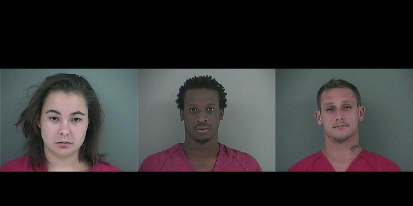 The Tuesday afternoon shooting on East Holston Lane was allegedly a robbery arranged through social media, and it was described by the alleged shooter as a “drug deal gone bad,” authorities said. The three defendants are, from left, Nicole Brewer, 19, of Oak Ridge; Nicholas Strickland, 25, of Oak Ridge; and Matthew A. Mashburn, 27, of Knoxville. (Photos by Anderson County Sheriff's Department)