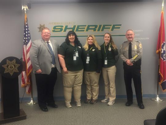 Anderson County’s newest dispatchers graduated from the Communications Deputy Training Academy on Friday, Jan. 27, 2017. (Photo by Anderson County Sheriff's Department)