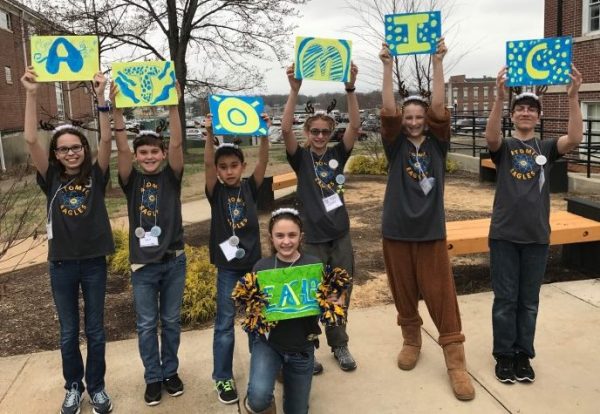 The Atomic Eagles (team #336) finished the robot challenge game with a high score of 110 and won the third place overall Champions Award in the FIRST Lego League East Tennessee State Championship at Tennessee Technological University in Cookeville on Saturday, Feb. 11, 2017. (Photo courtesy Oak Ridge Schools)