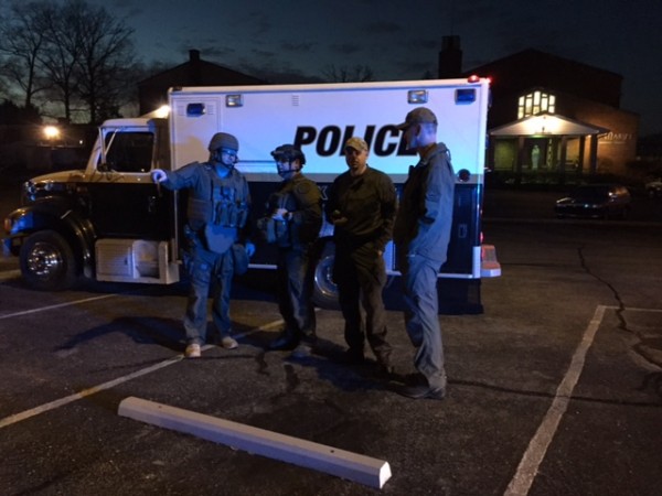 Charges are pending after a search warrant was served as part of an investigation into illegal drug activity on Vermont Avenue on Friday morning, Feb. 24, 2017, authorities said. The search warrant was served by members of the Seventh Judicial District Crime Task Force and the Oak Ridge Police Department SWAT and patrol staff. (Photo courtesy City of Oak Ridge)