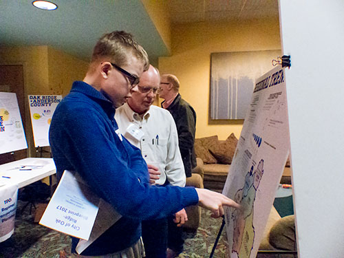 Several municipal boards, and a regional planning representative, attended a kick-off meeting for an Oak Ridge City Blueprint at Grove Theater on Thursday, Jan. 26, 2017. (Photo by John Huotari/Oak Ridge Today)