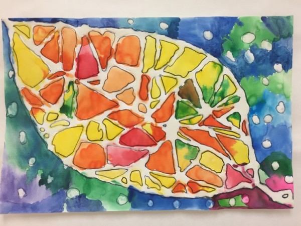 Student art work by Caleb Johnson (Photo submitted by Mary Katherine Chin)