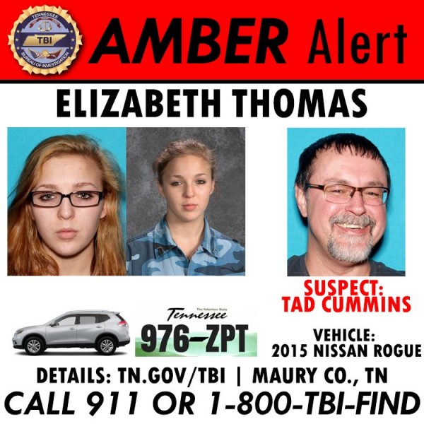Elizabeth Thomas Amber Alert