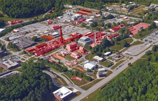 Excess facilities at Oak Ridge National Laboratory are marked in red. (Image by DOE)