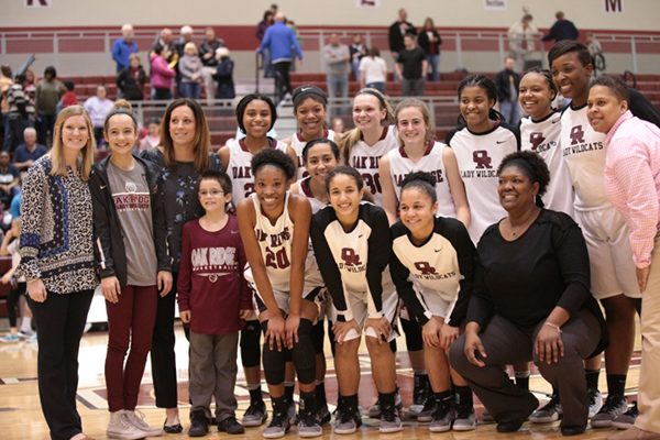 The Oak Ridge Lady Wildcats are going to the Class AAA state basketball tournament for the second year in a row after a 61-44 win over Daniel Boone in a Class AAA sectional game at Wildcat Arena on Saturday, March 4, 2017. (Photo by Luther Simmons)