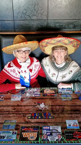 Cande Seay, left, and Teresa Myrick enjoy a festive lunch at Gallo Loco, located at 21 E. Tennessee Avenue in Oak Ridge. (Submitted photo)