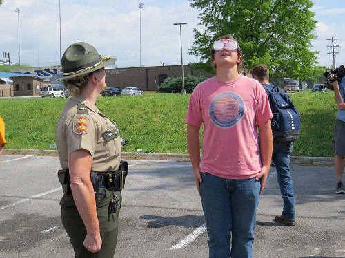 The School Resource Unit of the Anderson County Sheriff's Department and Allies For Substance Abuse Prevention of Anderson County, or ASAP, in cooperation with Anderson County Schools, hosted a DUI Simulation Event on Friday morning, April 21, 2017 for students at Anderson County High School. (Photo courtesy Anderson County Sheriff's Department)