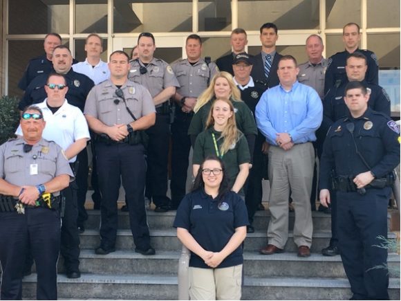 Twenty law enforcement personnel graduated from Crisis Intervention Team, or CIT, training on March 10, 2017. The graduates represented Anderson County Sheriff’s Department, Oak Ridge Police Department, Rocky Top Police Department, Anderson County Corrections Office, and Blount Memorial Security. (Submitted photo)