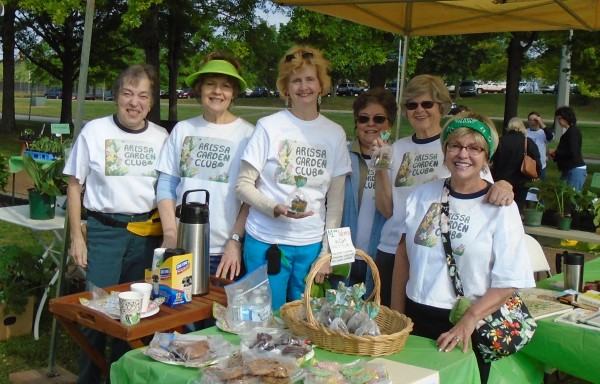 Arissa Garden Club members at their annual plant sale. (Submitted photo)