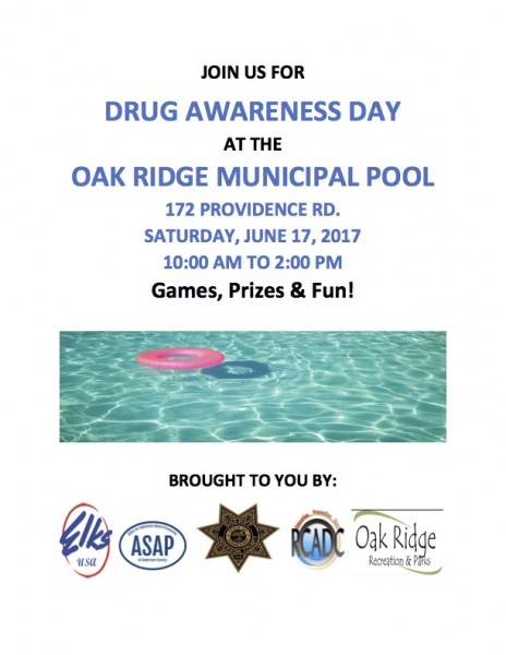 2017 Drug Awareness Day at the Pool (Flyer)