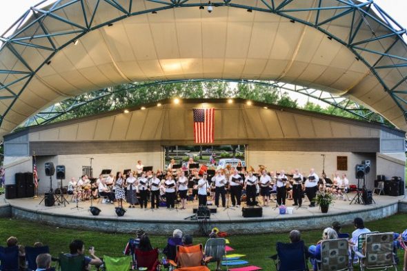 The Oak Ridge Community Band in a previous July 4 concert. (Submitted photo)