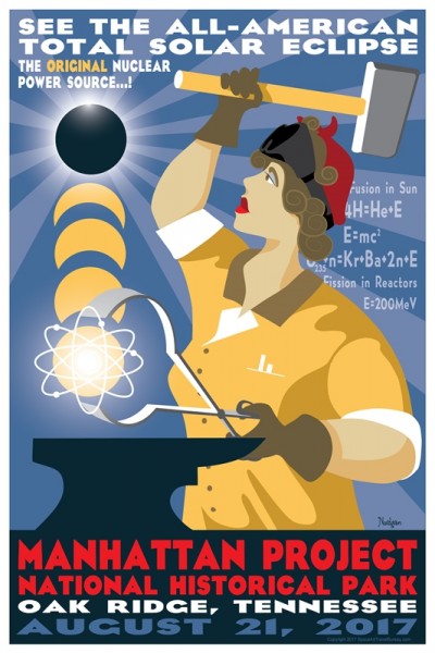 Commemorative poster by artist and astronomer Tyler Nordgren (Submitted image)