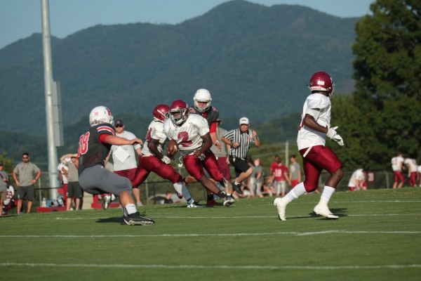 Oak Ridge had an opening football scrimmage at Heritage High School in Blount County on Monday, July 31, 2017. (Photos by Luther Simmons)