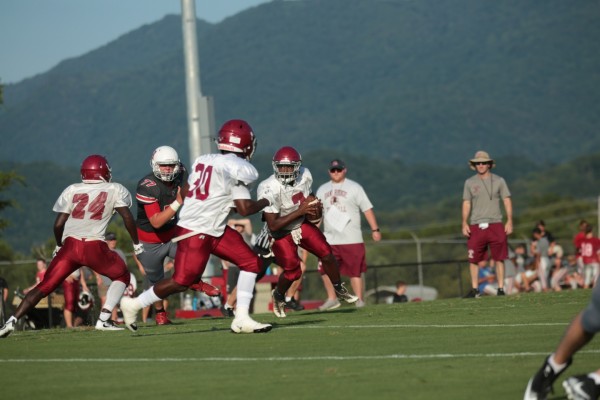 Oak Ridge had an opening football scrimmage at Heritage High School in Blount County on Monday, July 31, 2017. (Photos by Luther Simmons)