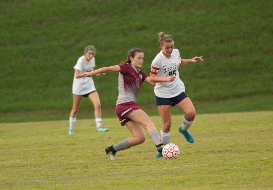 Oak Ridge freshman Lilah Brown (12) is pictured above at Farragut on Wednesday, Sept. 13, 2017. (Photo by Luther Simmons)