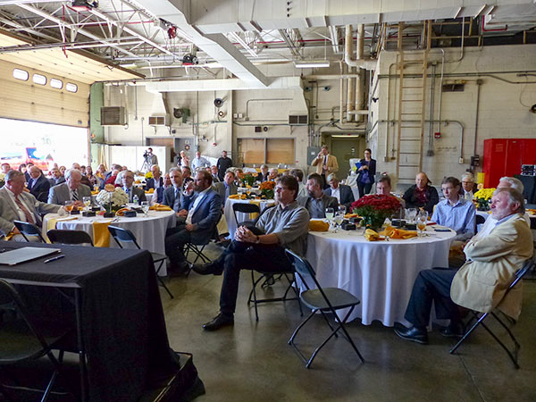 Plans for the K-25 History Center on the second floor of Oak Ridge Fire Station Number Four were announced at the East Tennessee Technology Park on Thursday, Oct. 19, 2017. (Photo by John Huotari/Oak Ridge Today)