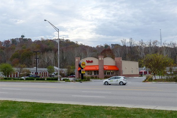 A letter unanimously approved by Oak Ridge City Council on Monday, Nov. 13, 2017, asks federal officials to postpone a project to remove trees and other vegetation from the top of Pine Ridge, pictured above from South Illinois Avenue in south Oak Ridge, for 161-kilovolt power lines that will provide electricity to a new substation at the Y-12 National Security Complex. (Photo by John Huotari/Oak Ridge Today)