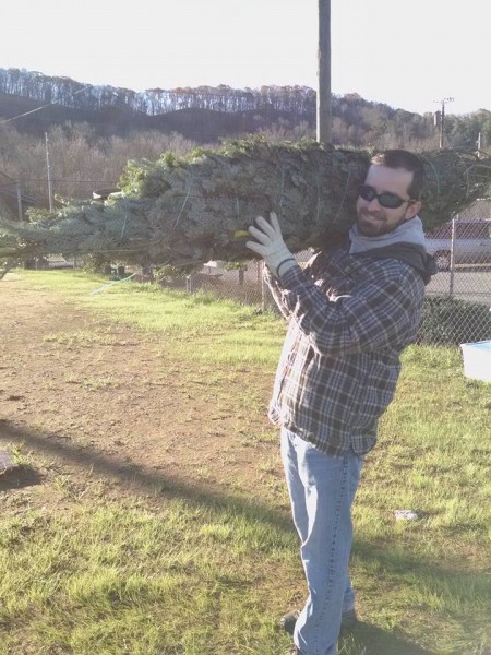 More than 300 trees of different varieties and sizes, and handmade wreaths, from Spruce Pine, North Carolina, were scheduled to arrive at the Boys & Girls Club on November 17, and sales were scheduled to begin November 24. (Submitted photo)