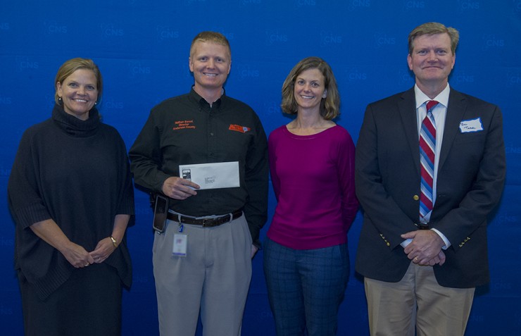 Anderson County EMS received a grant from the CNS Y-12 Community Investment Fund. The grants were announced on Dec. 6, 2017. (Photo by CNS Y-12)