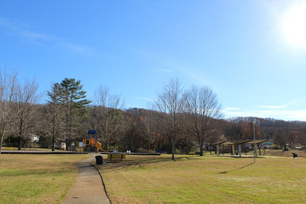 Pine Ridge, which separates the Scarboro neighborhood from the Y-12 National Security Complex, is pictured above from the Scarboro Community Center playground. (Photo by City of Oak Ridge)